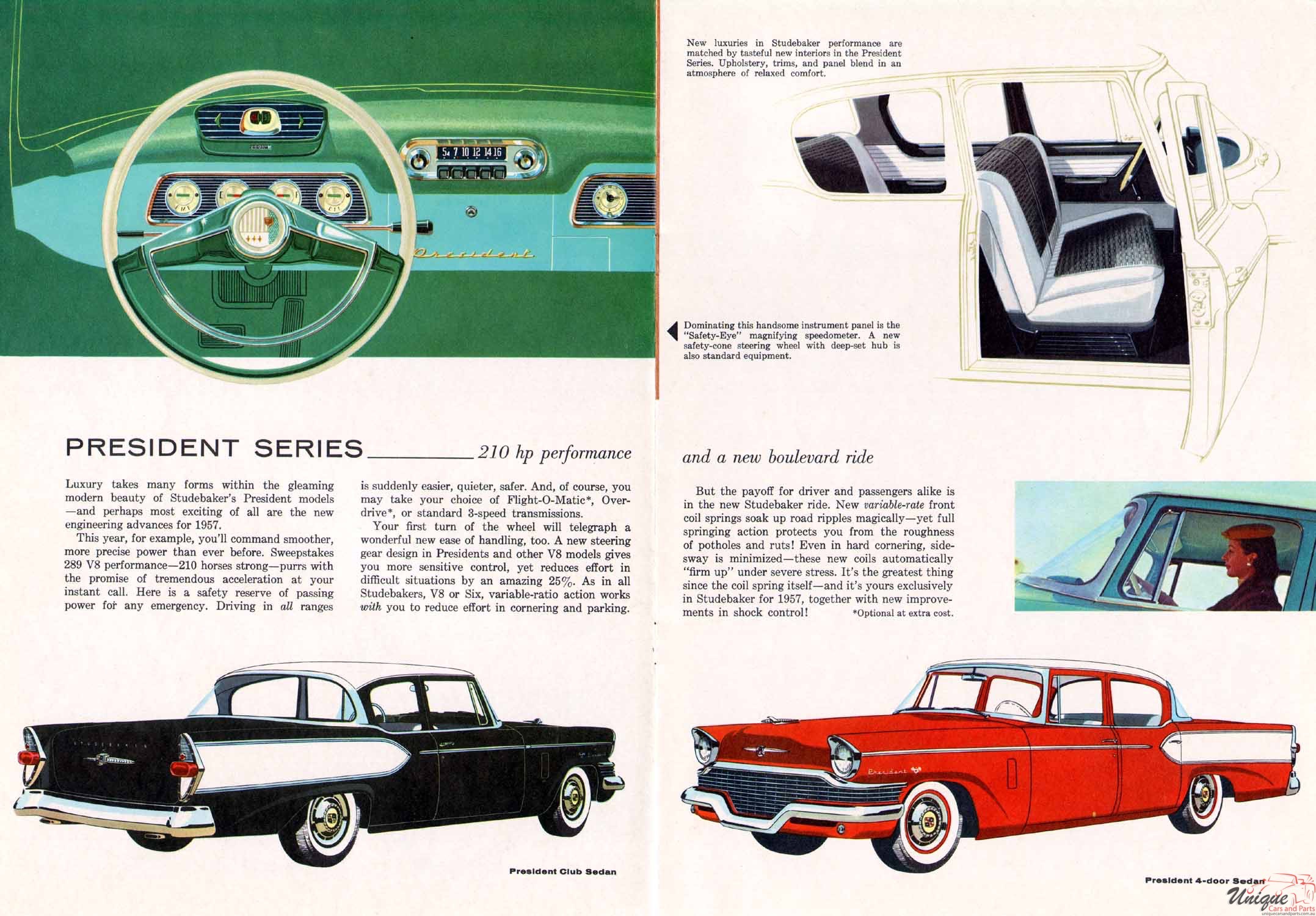 1957 Studebaker Sedans Brochure Page 3